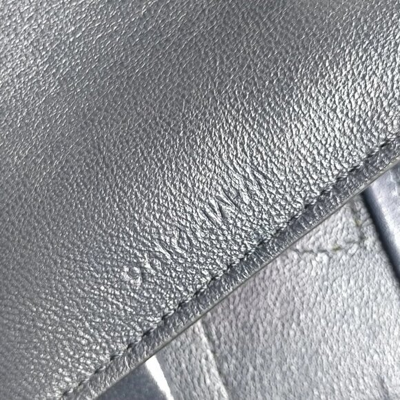 CELINE Hand Bag Navy Blue Leather mon869-100625 - Picture 15 of 16